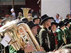 Foto vom Tiroler Landesmusikfest in Innsbruck